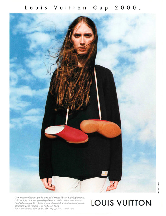 Louis Vuitton cup 2000 leather mules