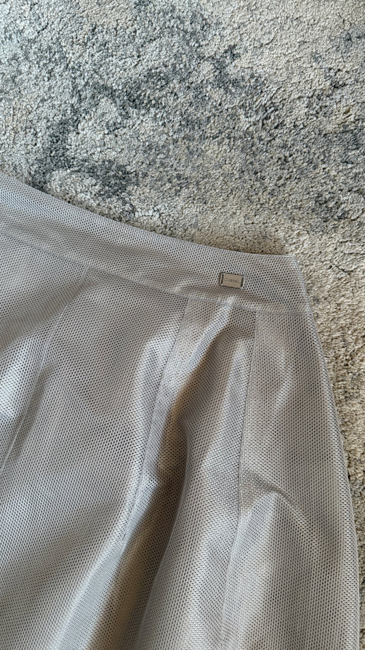 Chanel SS1999 nylon mesh skirt