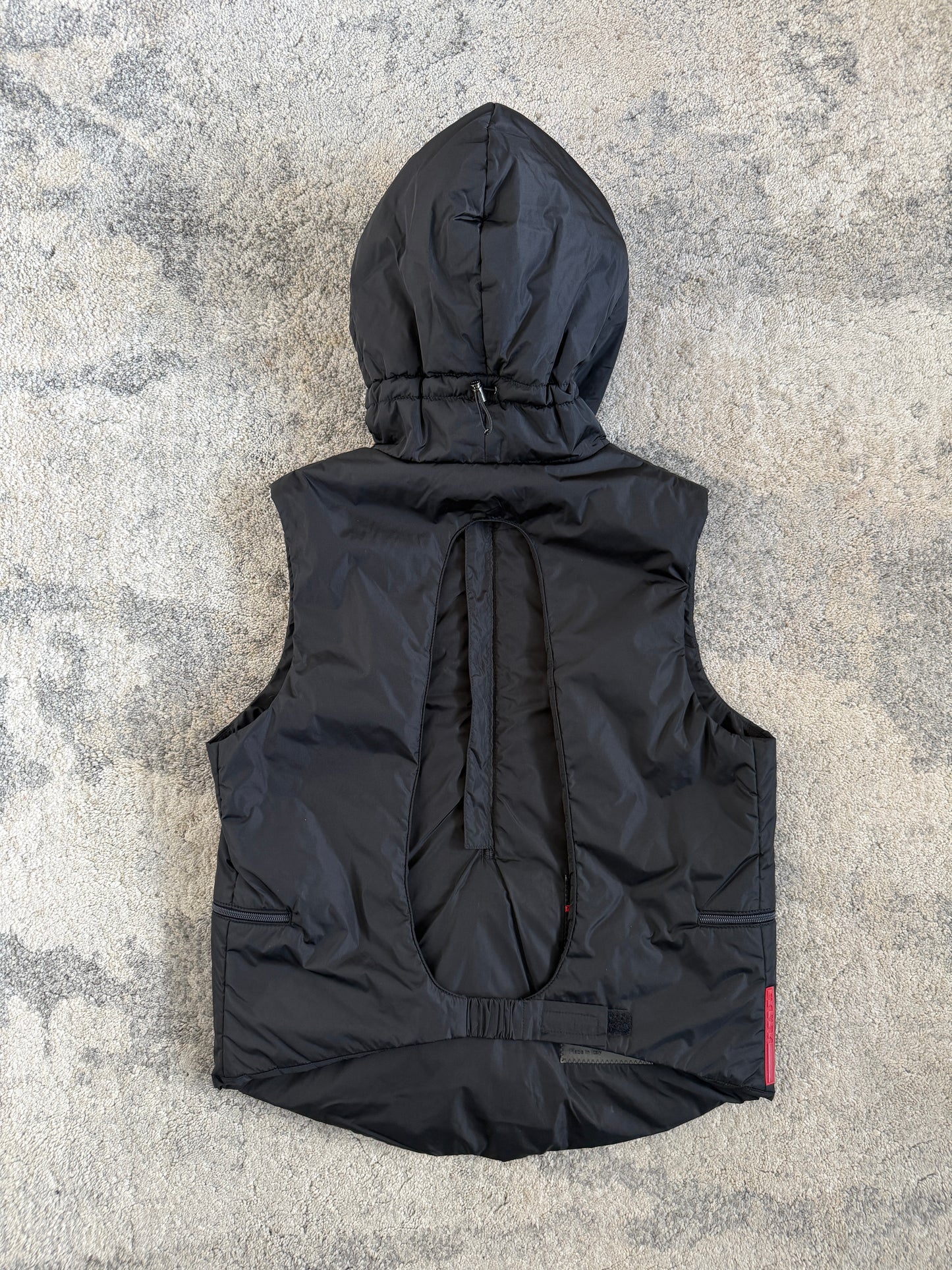 Prada FW1999 nylon padded convertible vest