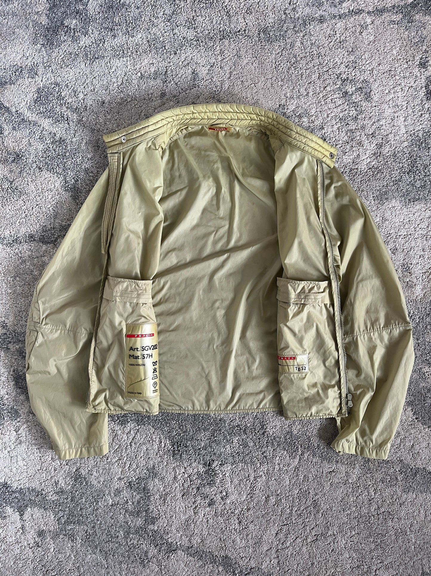 Prada SS2000 motorcycle nylon jacket