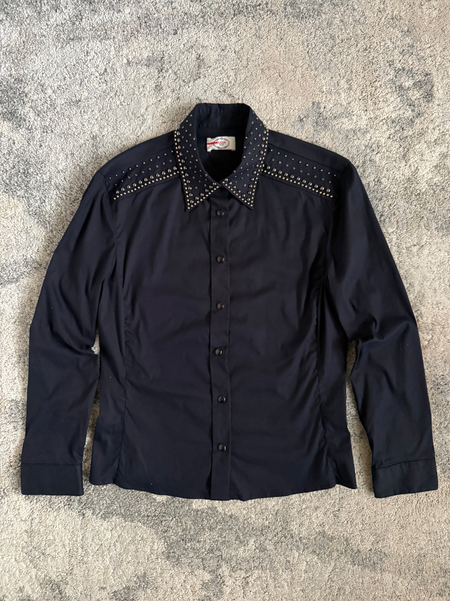 Prada 2010’s studded cotton shirt