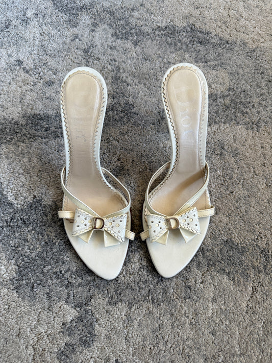 Dior 2000’s leather mules heels