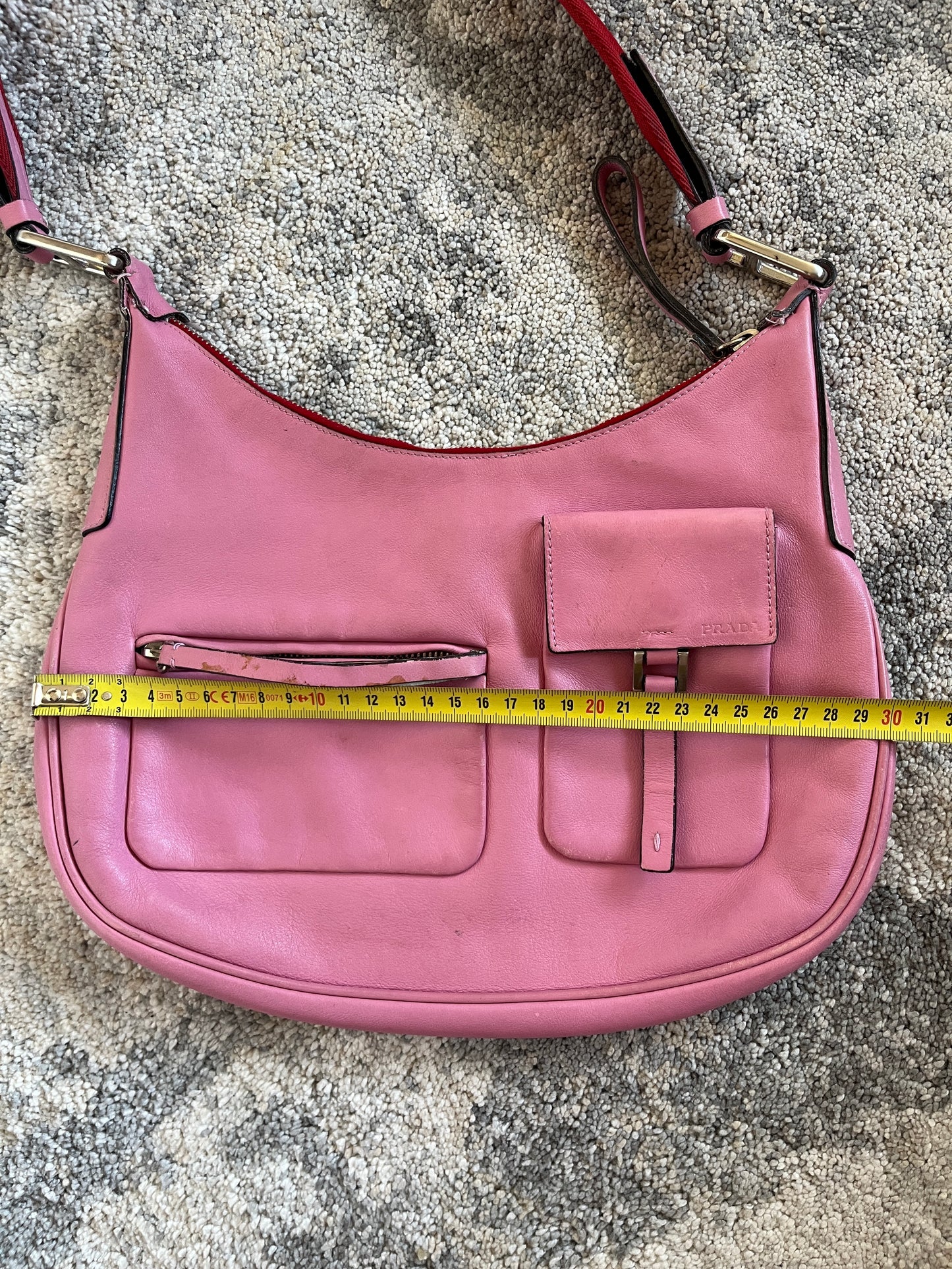 Prada FW1999 leather multi pockets bag
