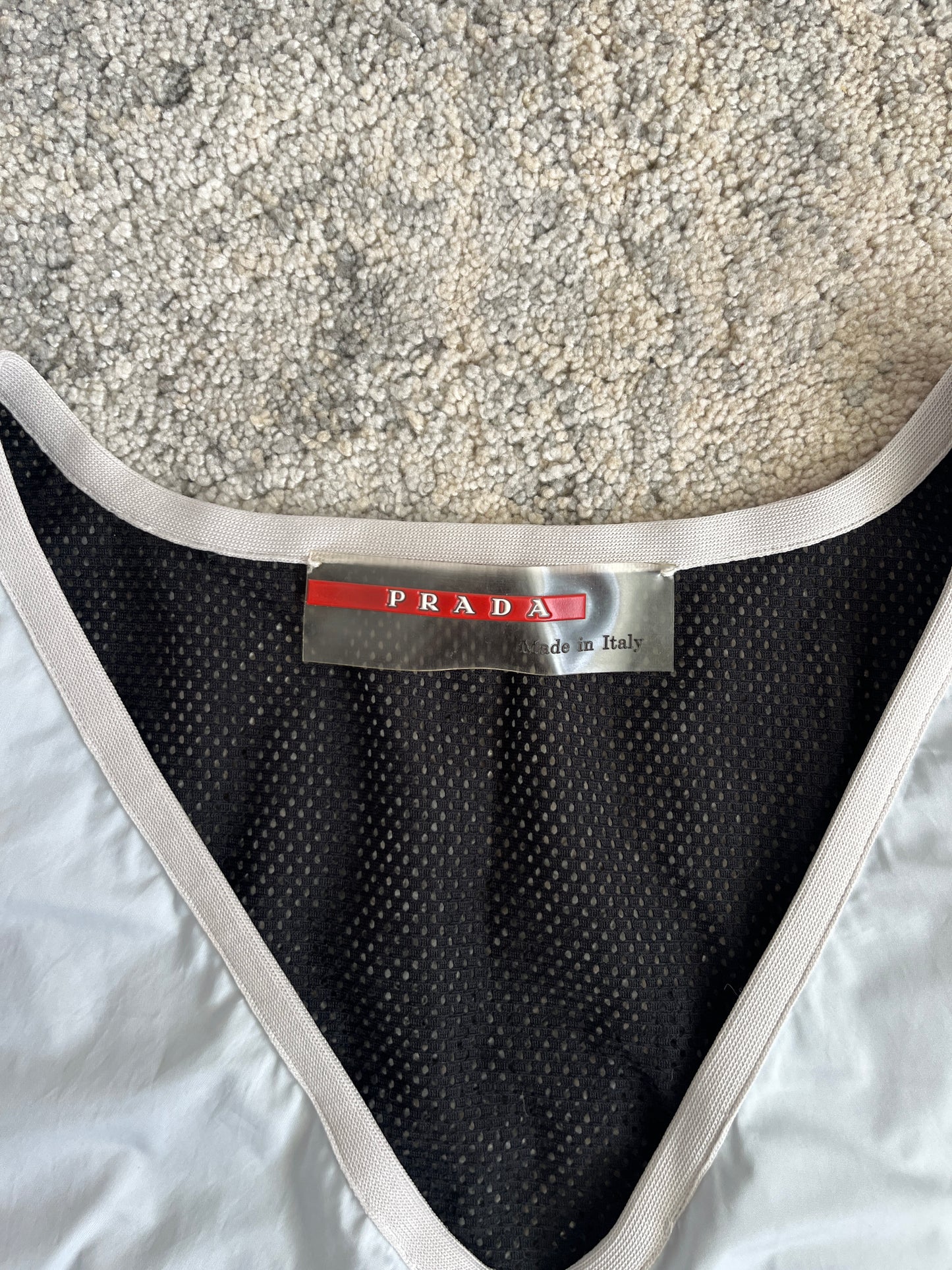 Prada 1999 nylon & mesh dress