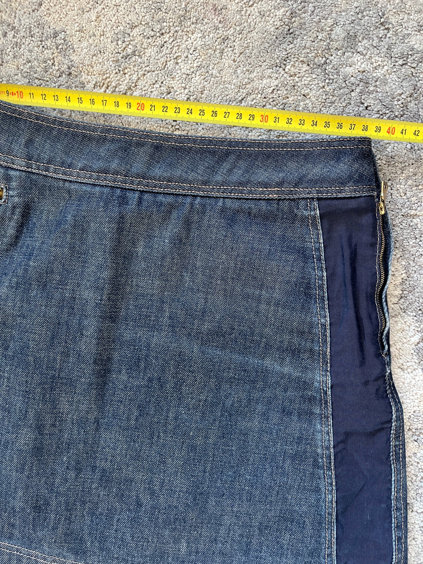 Prada 2000’s denim mini skirt