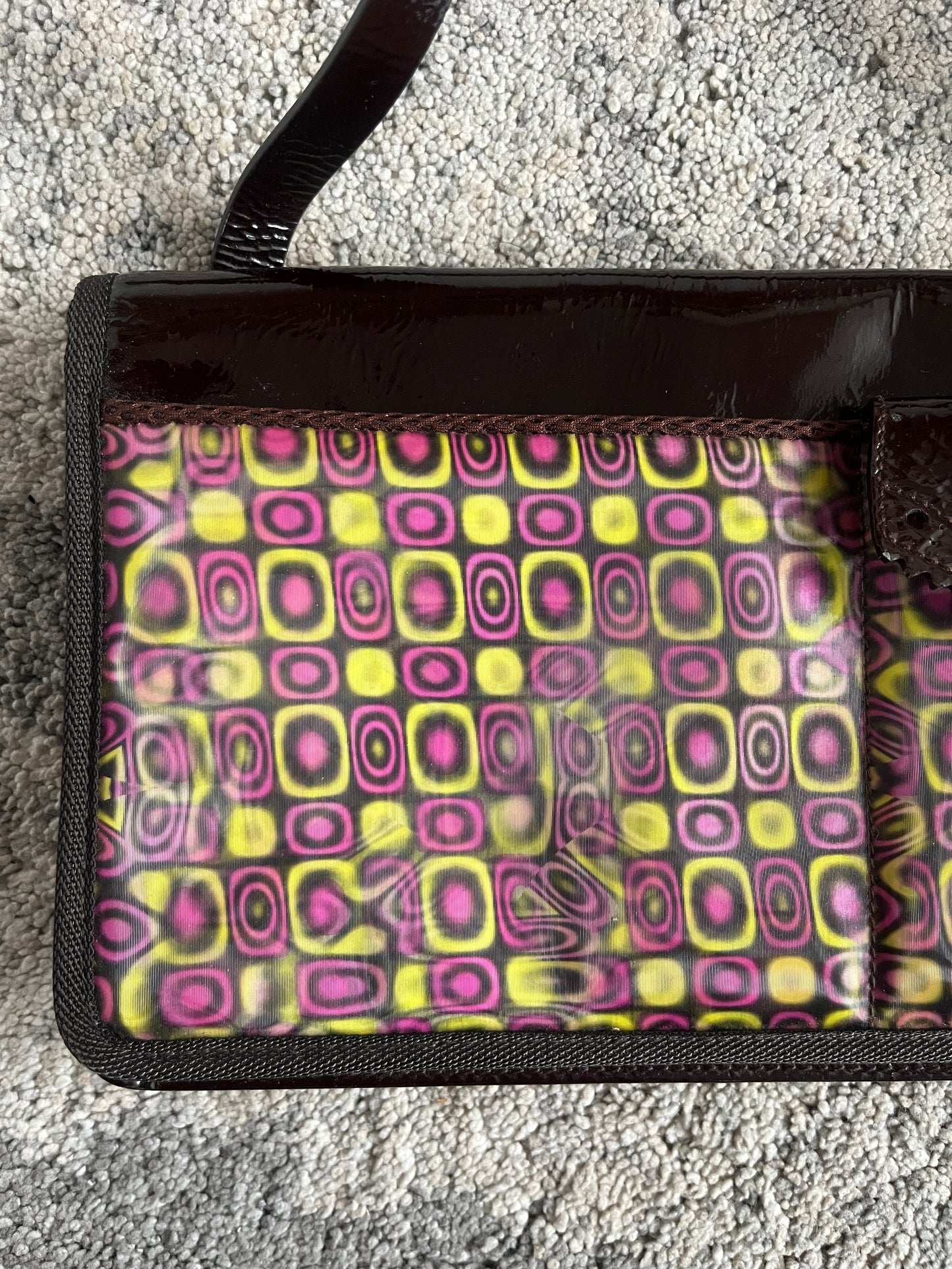 Miu Miu FW1999 psychedelic leather bag