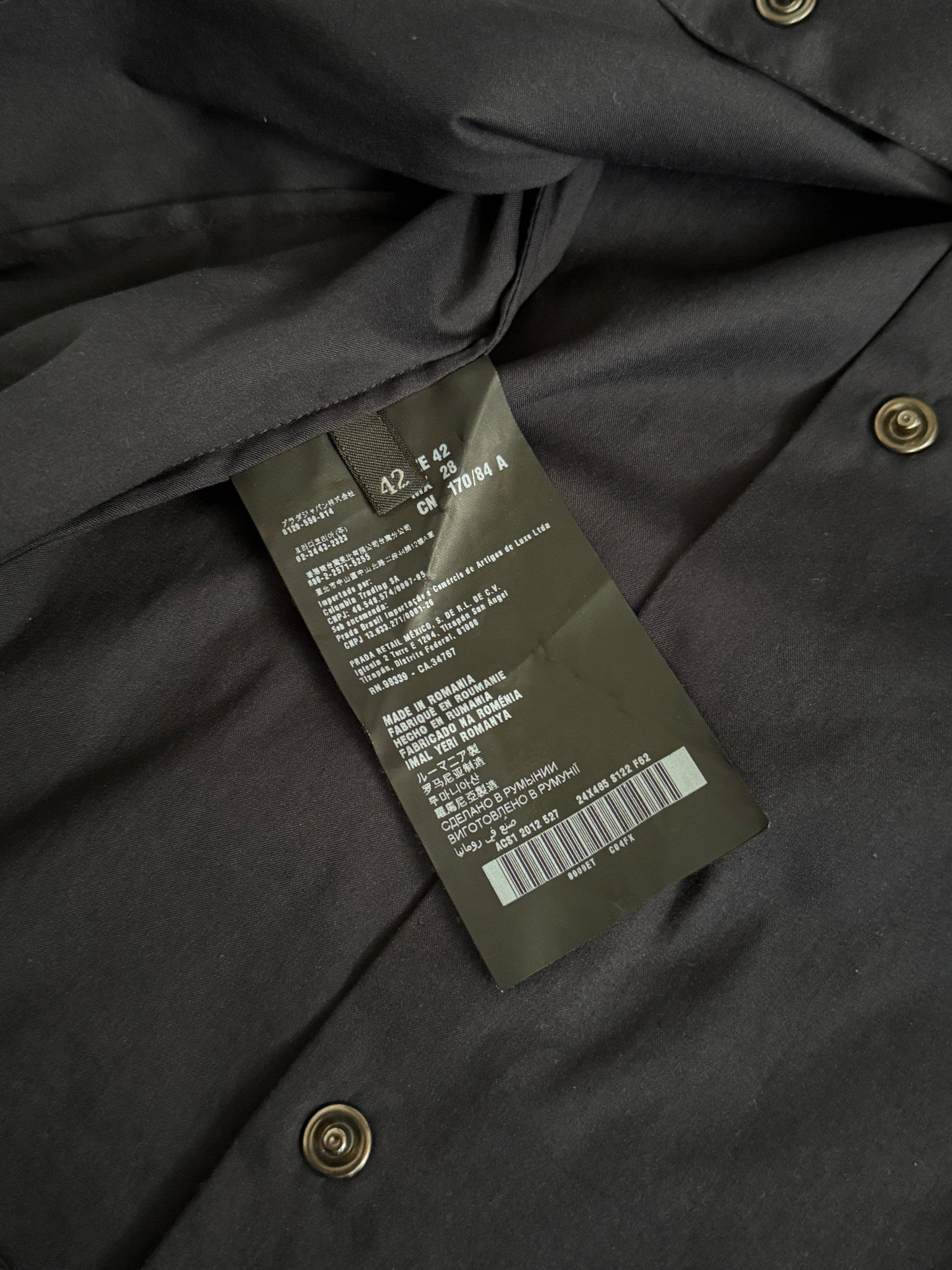 Prada 2010’s studded cotton shirt