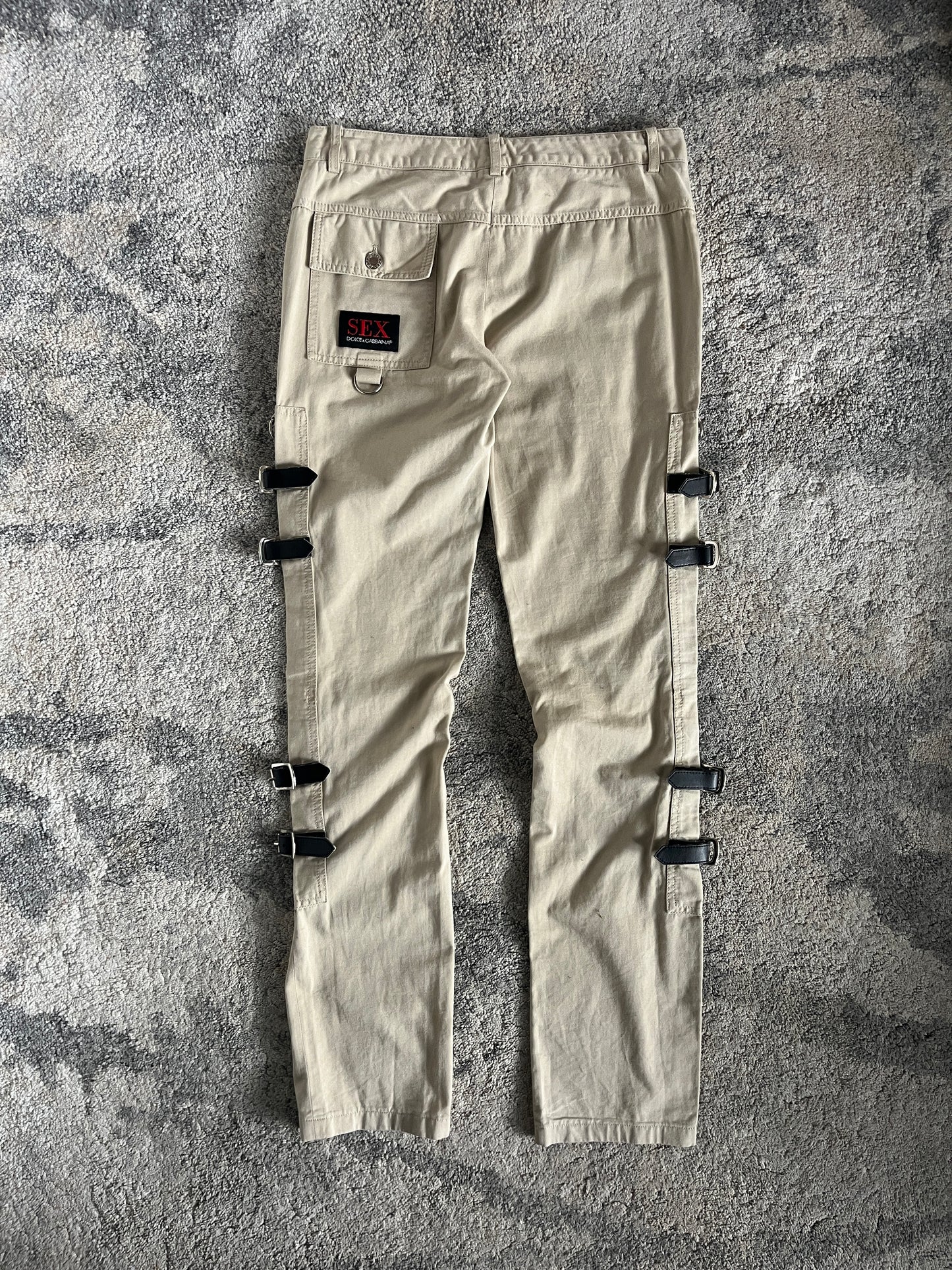 Dolce & Gabbana SS2003 SEX bondage pants