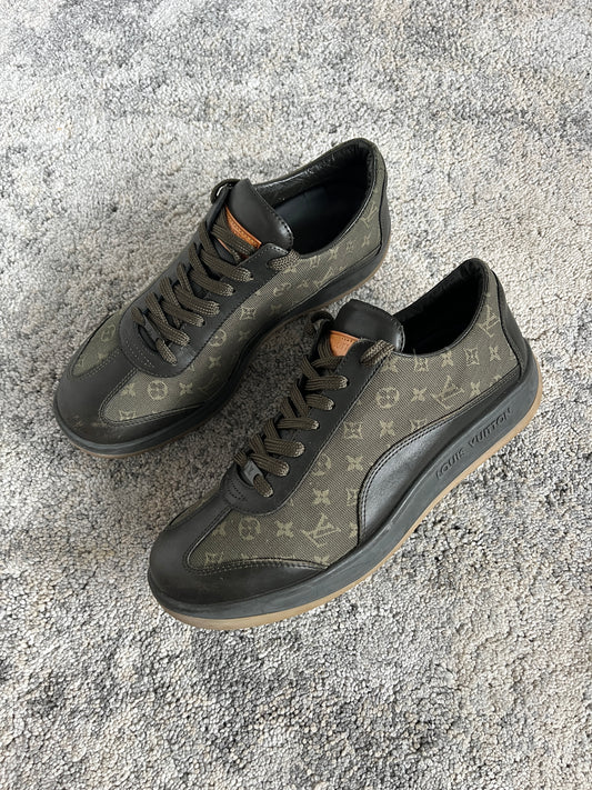 Louis Vuitton 2000’s monogram leather & canvas shoes