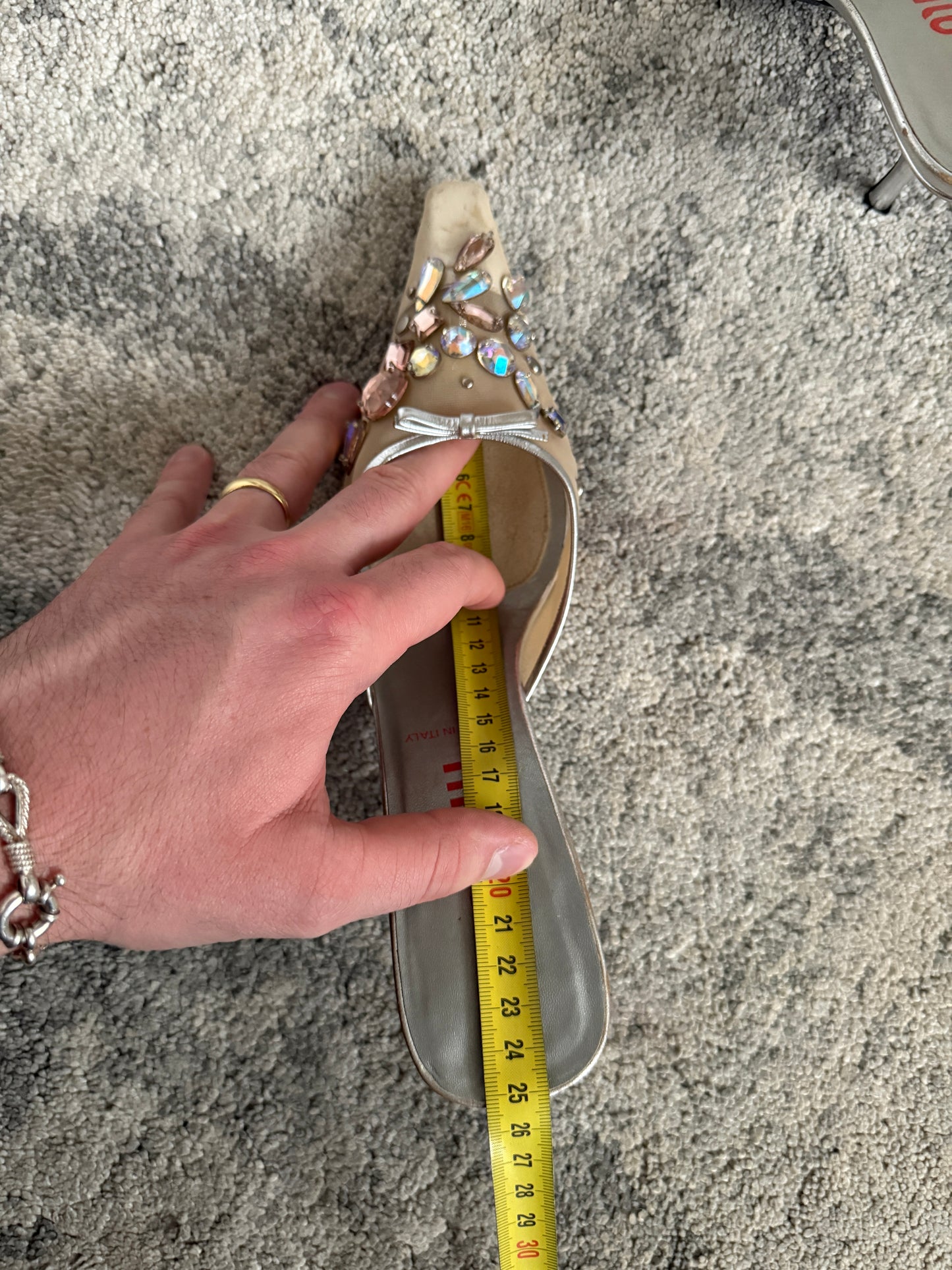 Miu Miu 1990’s crystals heels