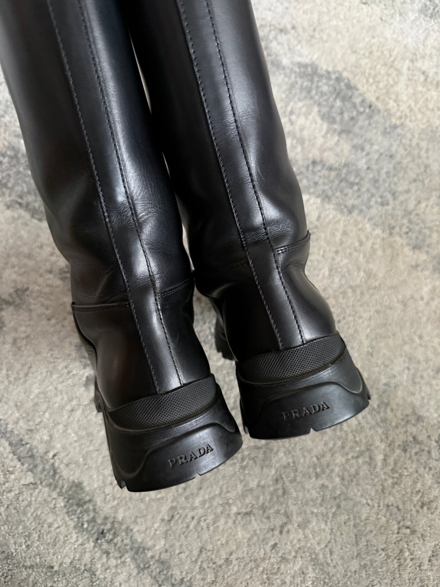 Prada FW2003 combats boots