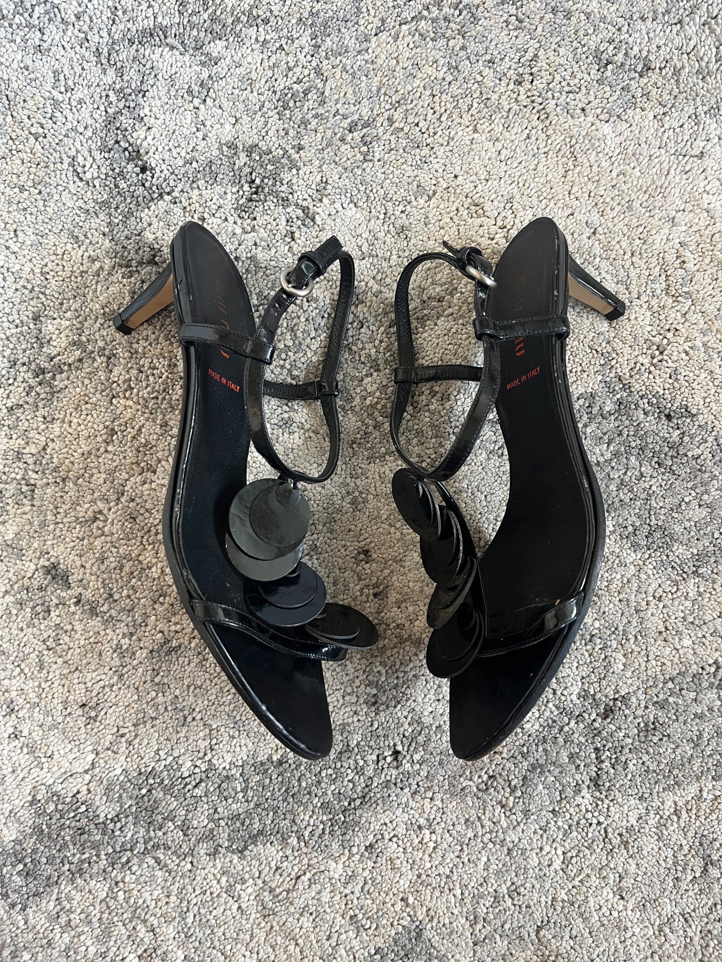 Miu Miu 2000’s leather sequins heels