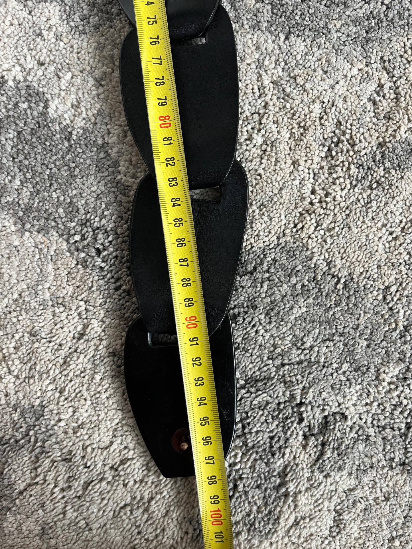 Gucci SS1997 leather belt chain