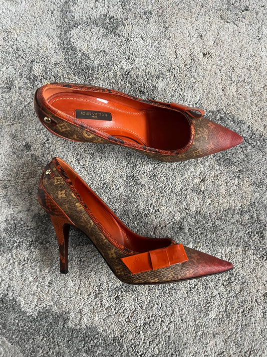 Louis Vuitton SS2008 Richard Prince monogram heels