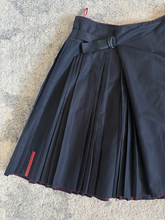 Prada 2000’s cotton pleated skirt