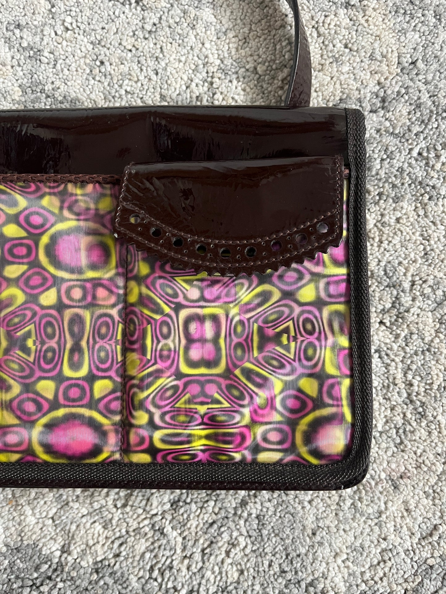 Miu Miu FW1999 psychedelic leather bag