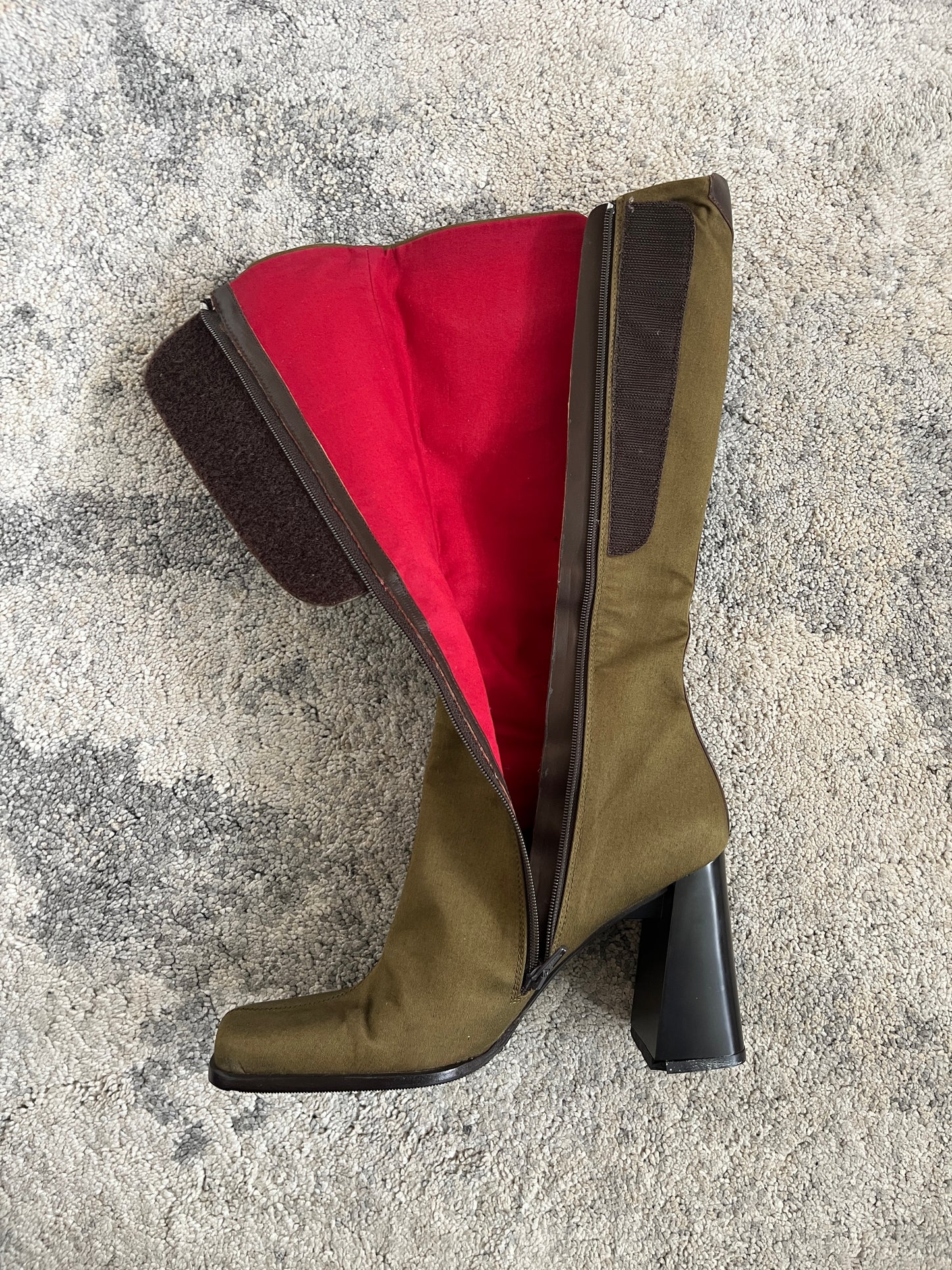 Prada FW1999 convertible pockets boots
