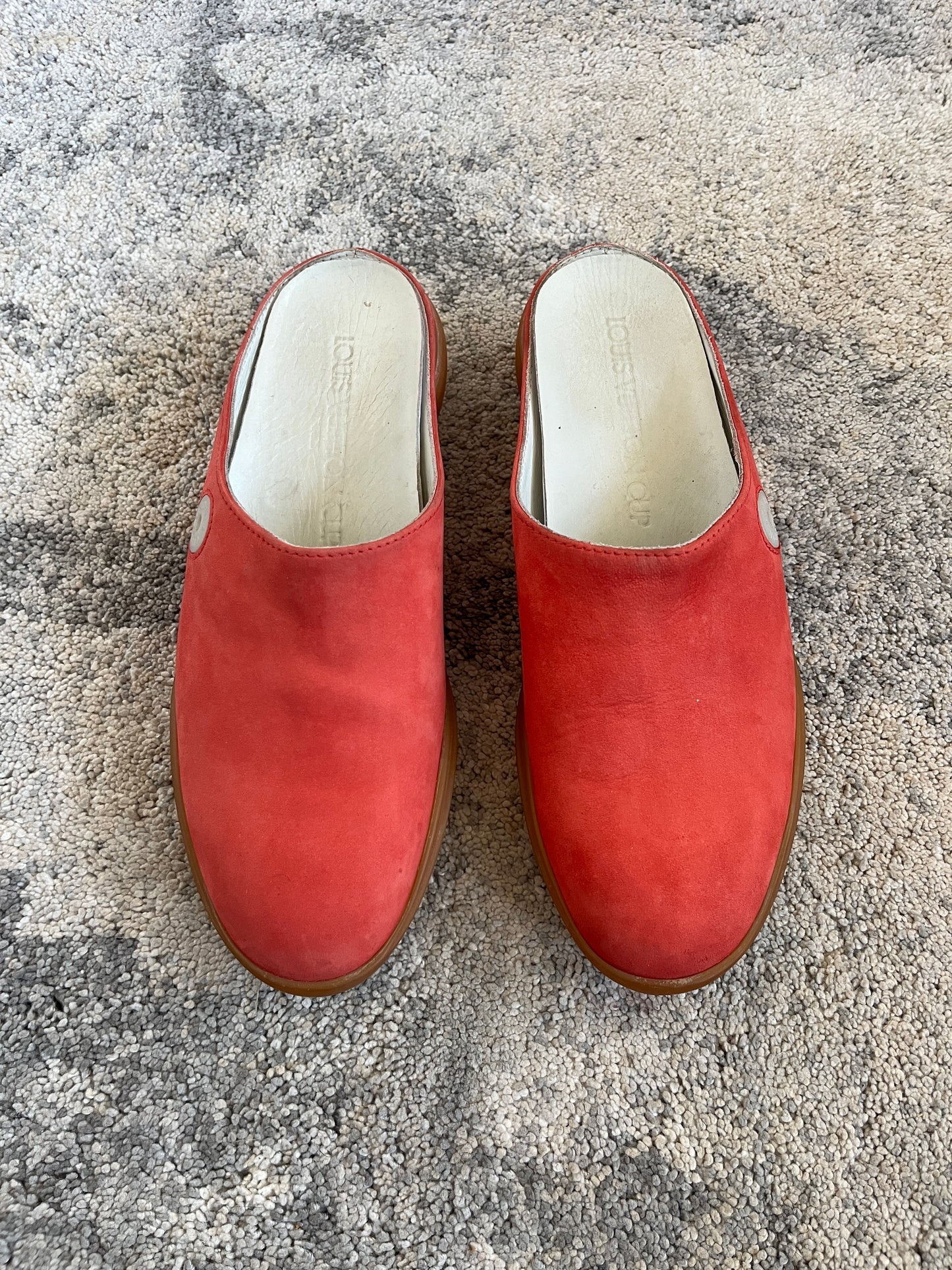Louis Vuitton cup 2000 leather mules