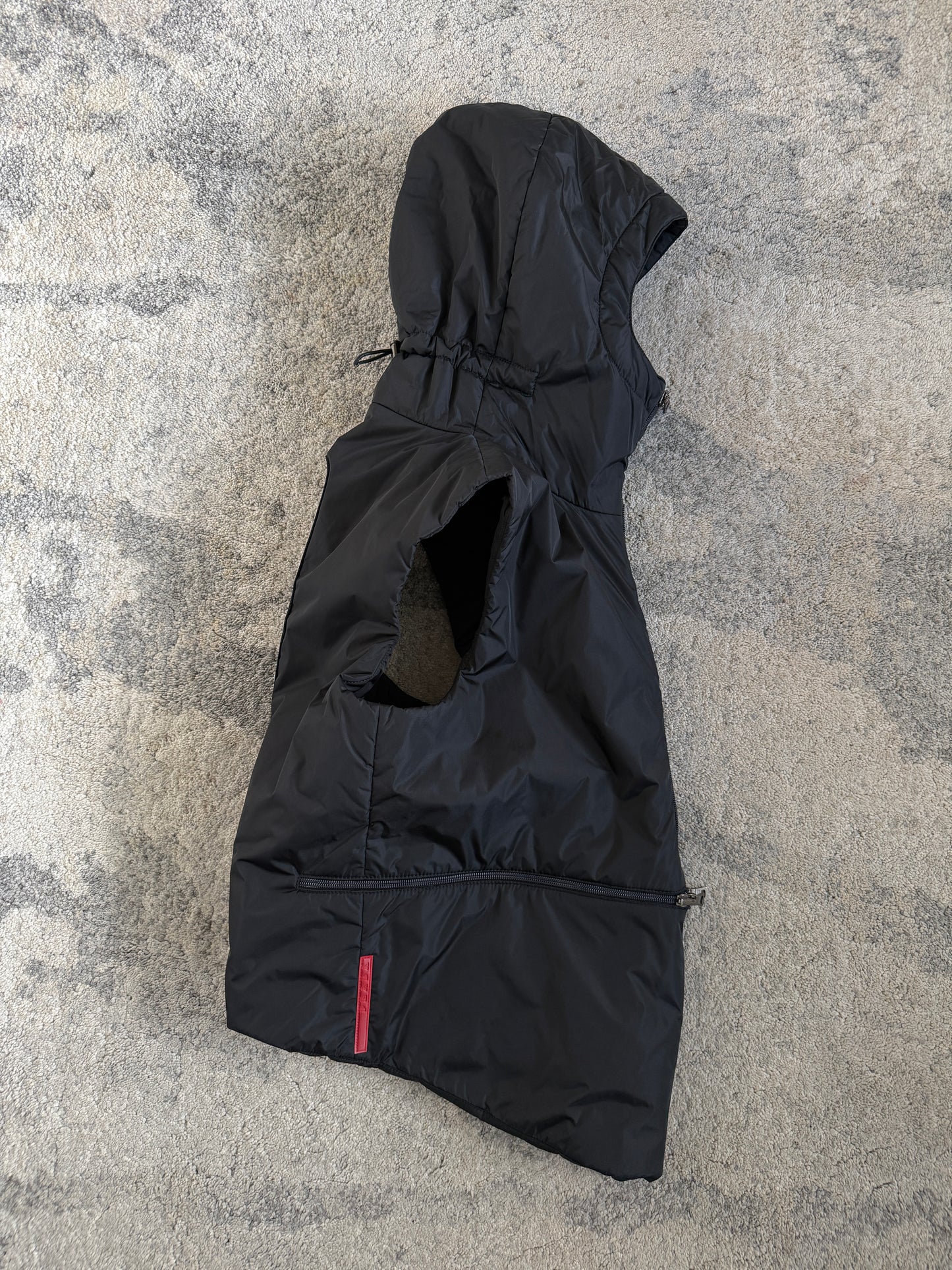 Prada FW1999 nylon padded convertible vest