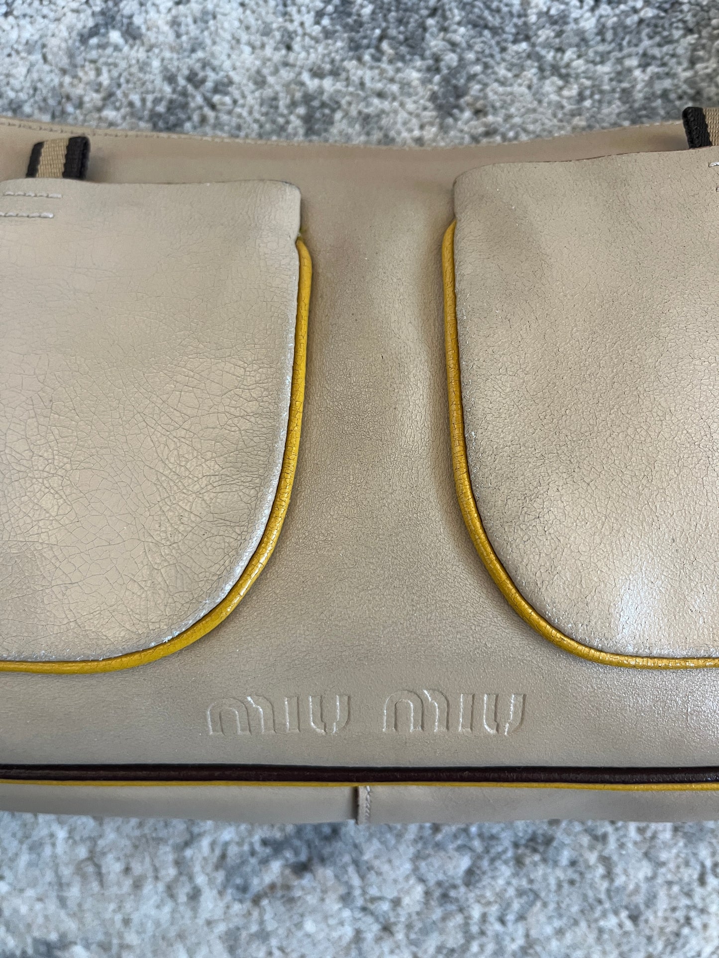 Miu Miu 1990’s leather handbag