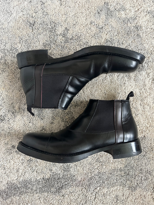 Miu Miu SS2001 leather Chelsea boots