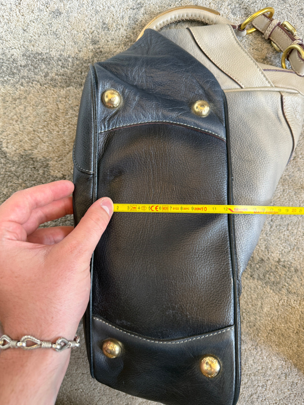 Prada 2000’s leather faded bag