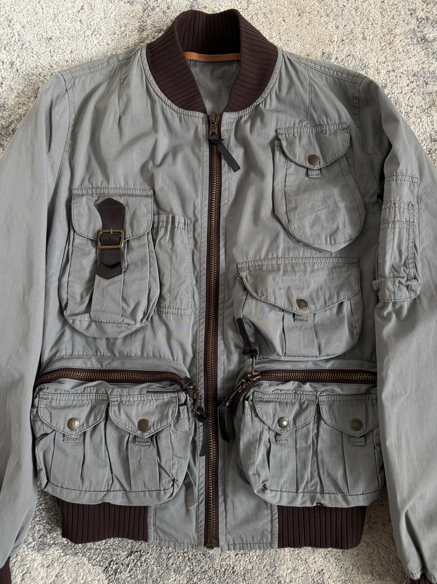 D&G SS2003 hunting cotton jacket