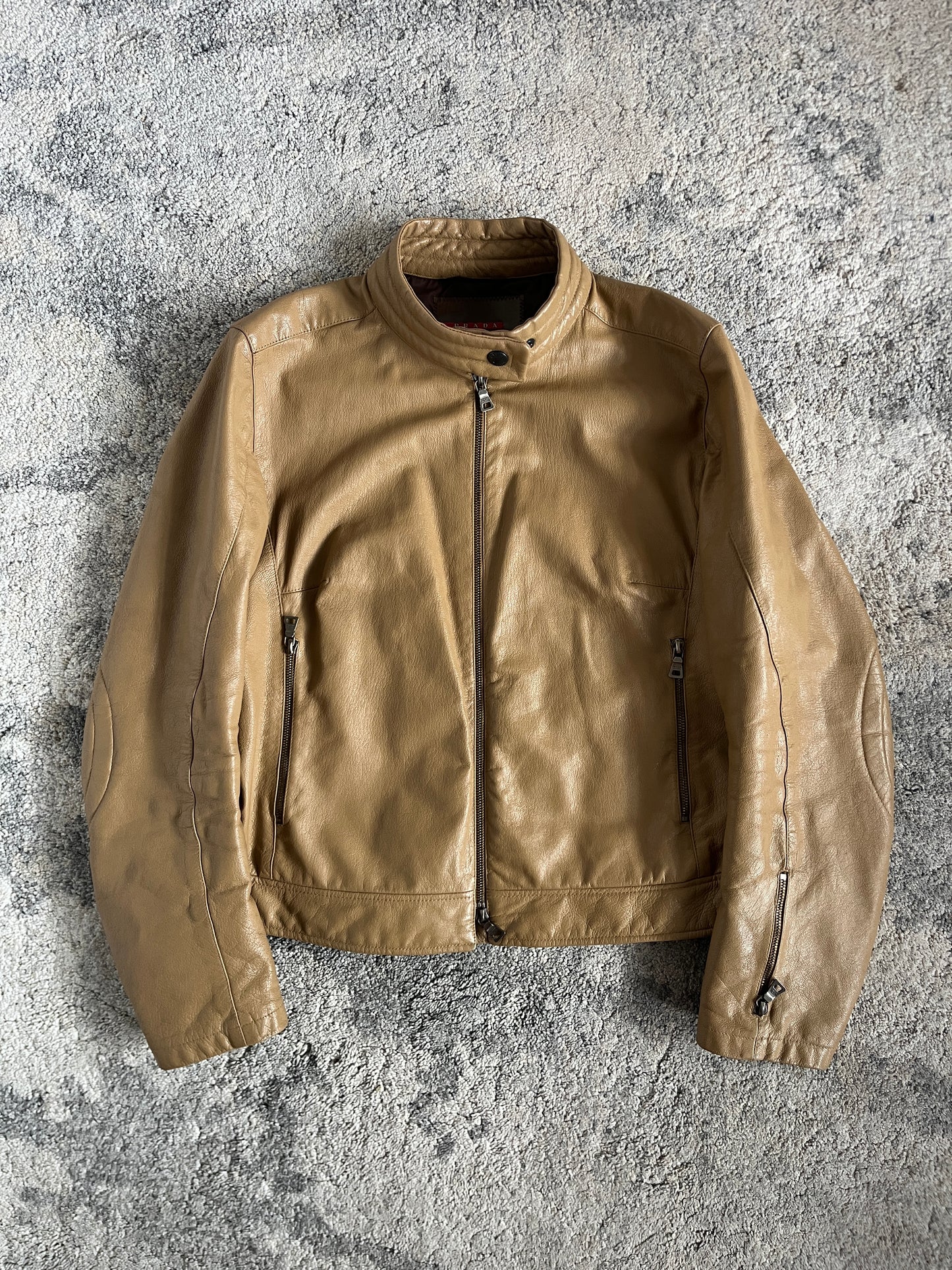Prada SS2000 motorcycle leather jacket
