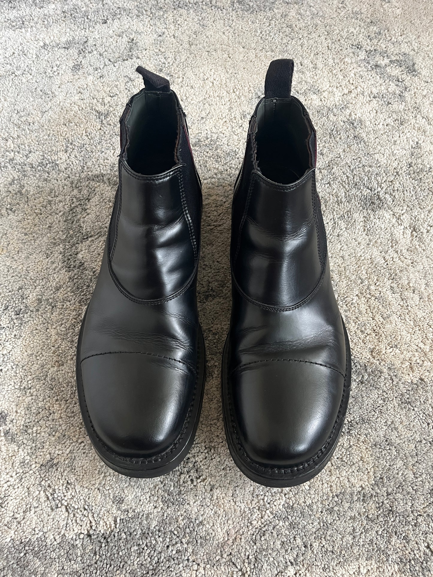 Miu Miu SS2001 leather Chelsea boots