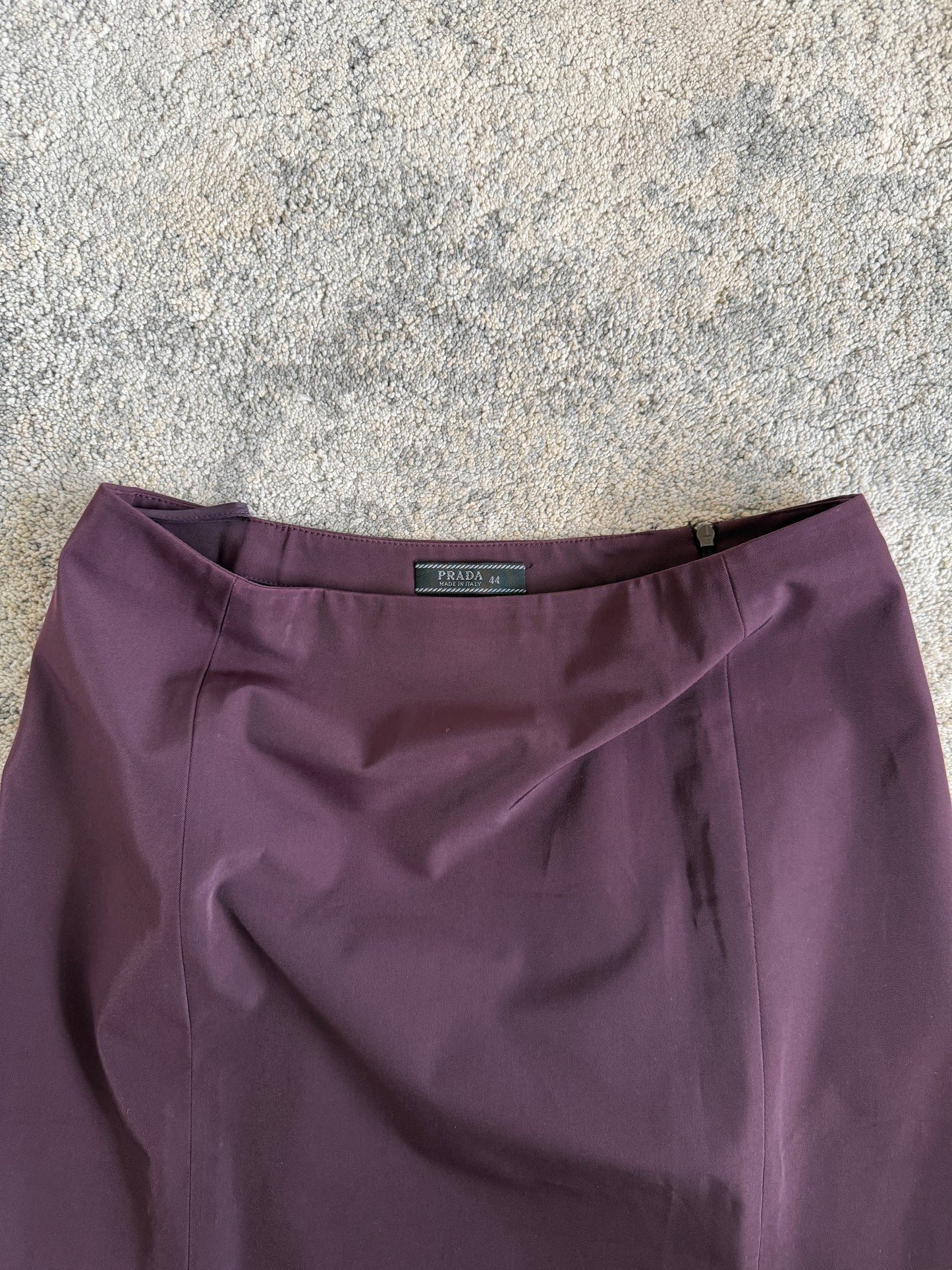 Prada FW2000 nylon skirt