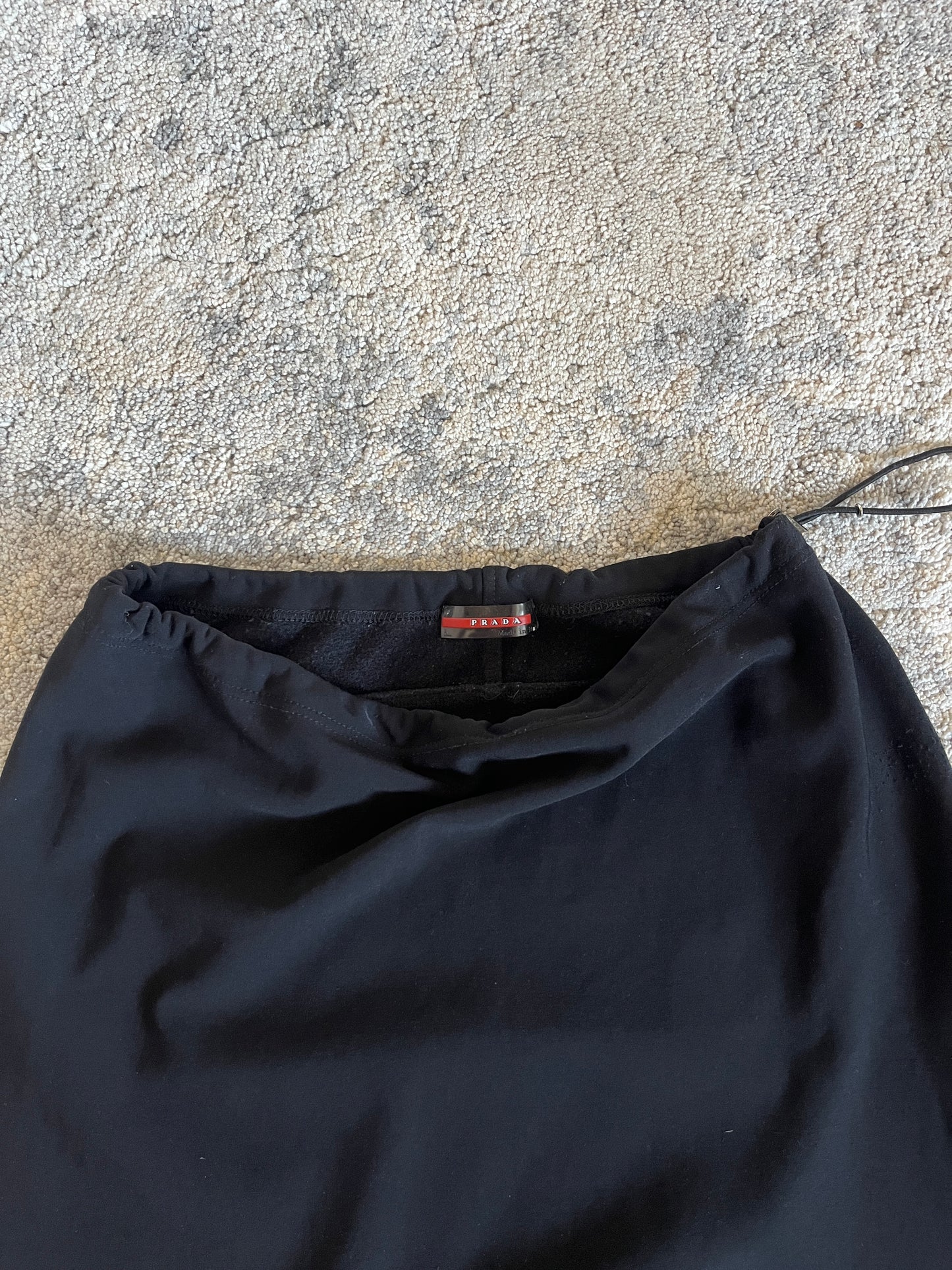 Prada 1999 nylon skirt
