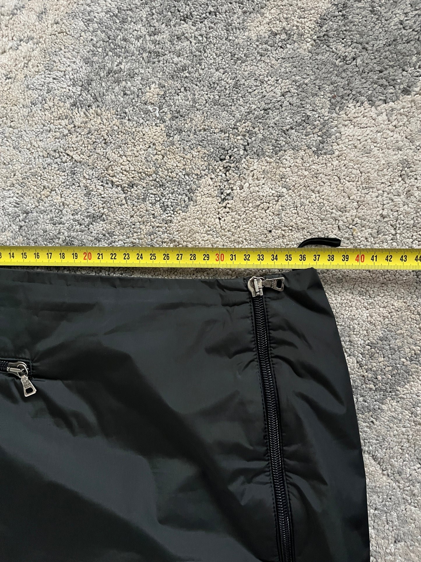 Prada FW1999 padded nylon skirt