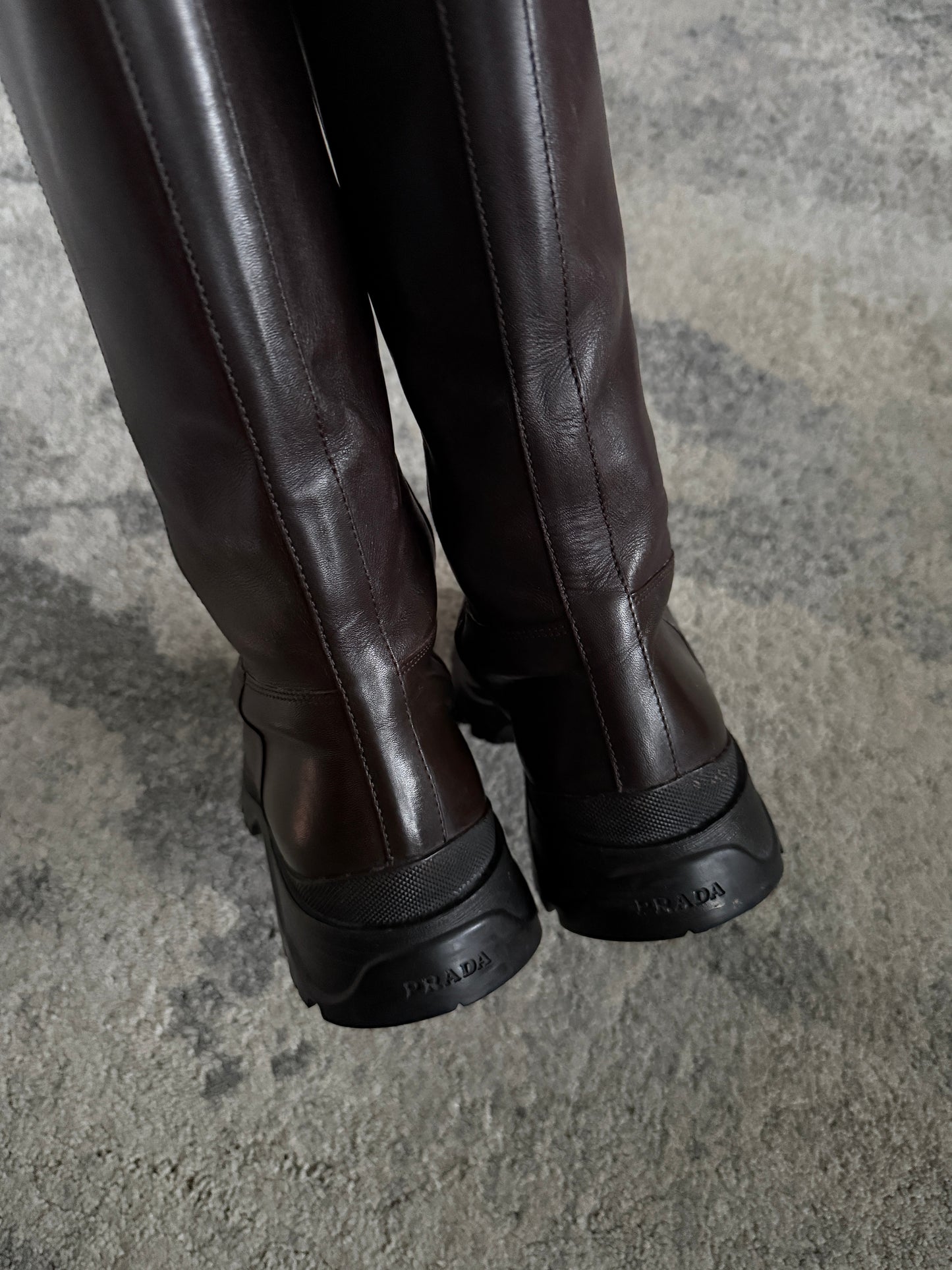 Prada FW2003 combats boots