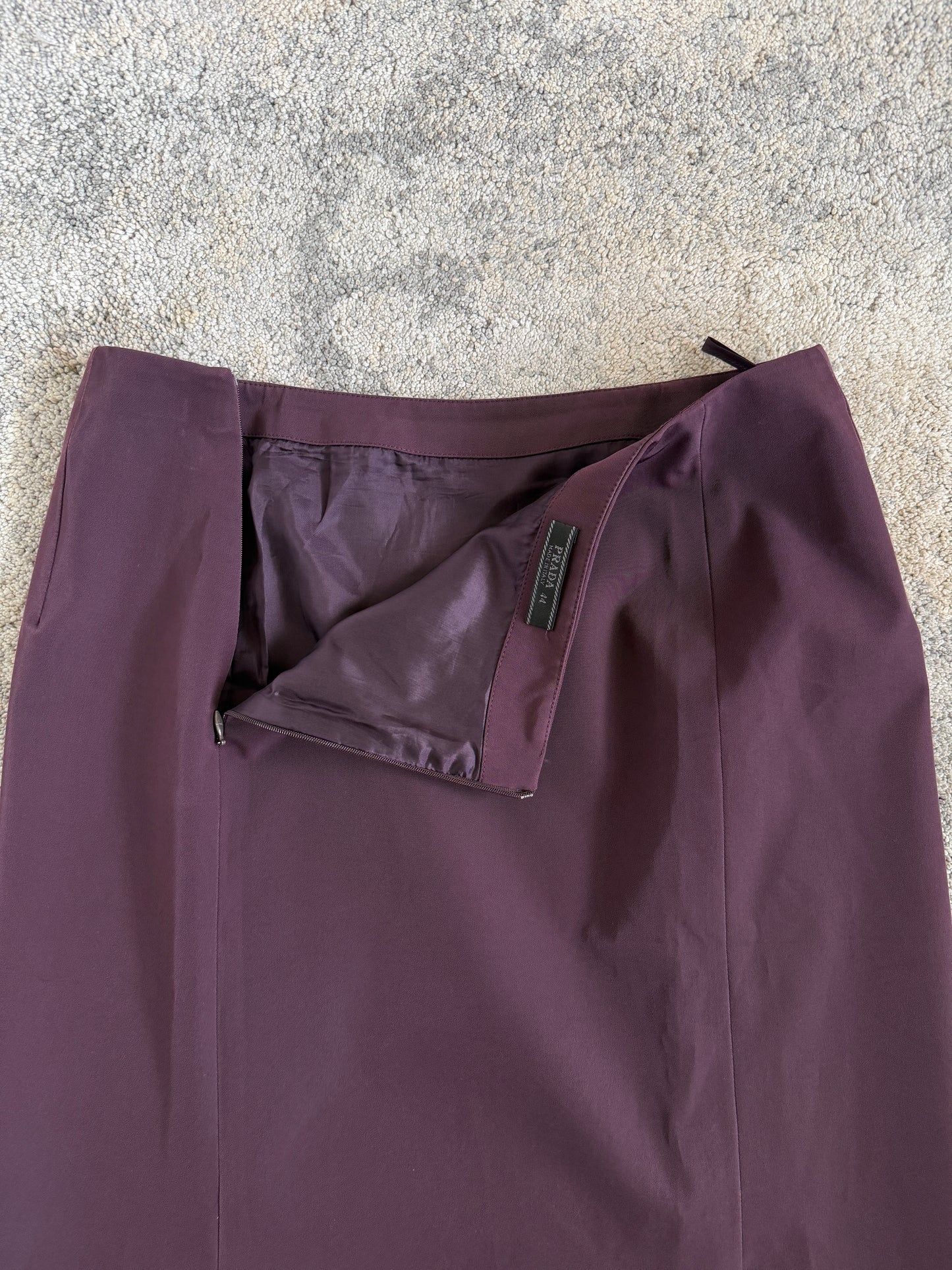 Prada FW2000 nylon skirt