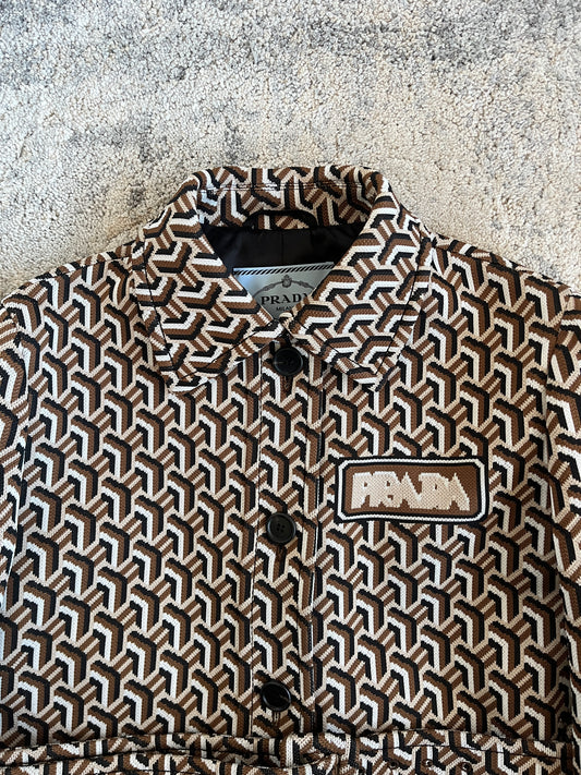 Prada FW2018 jacquard jacket
