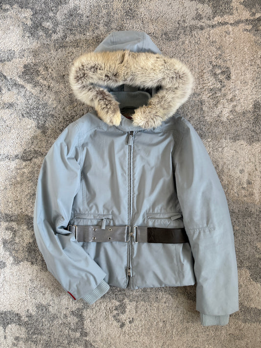 Prada 2000’s gore-tex padded jacket with removable hoods