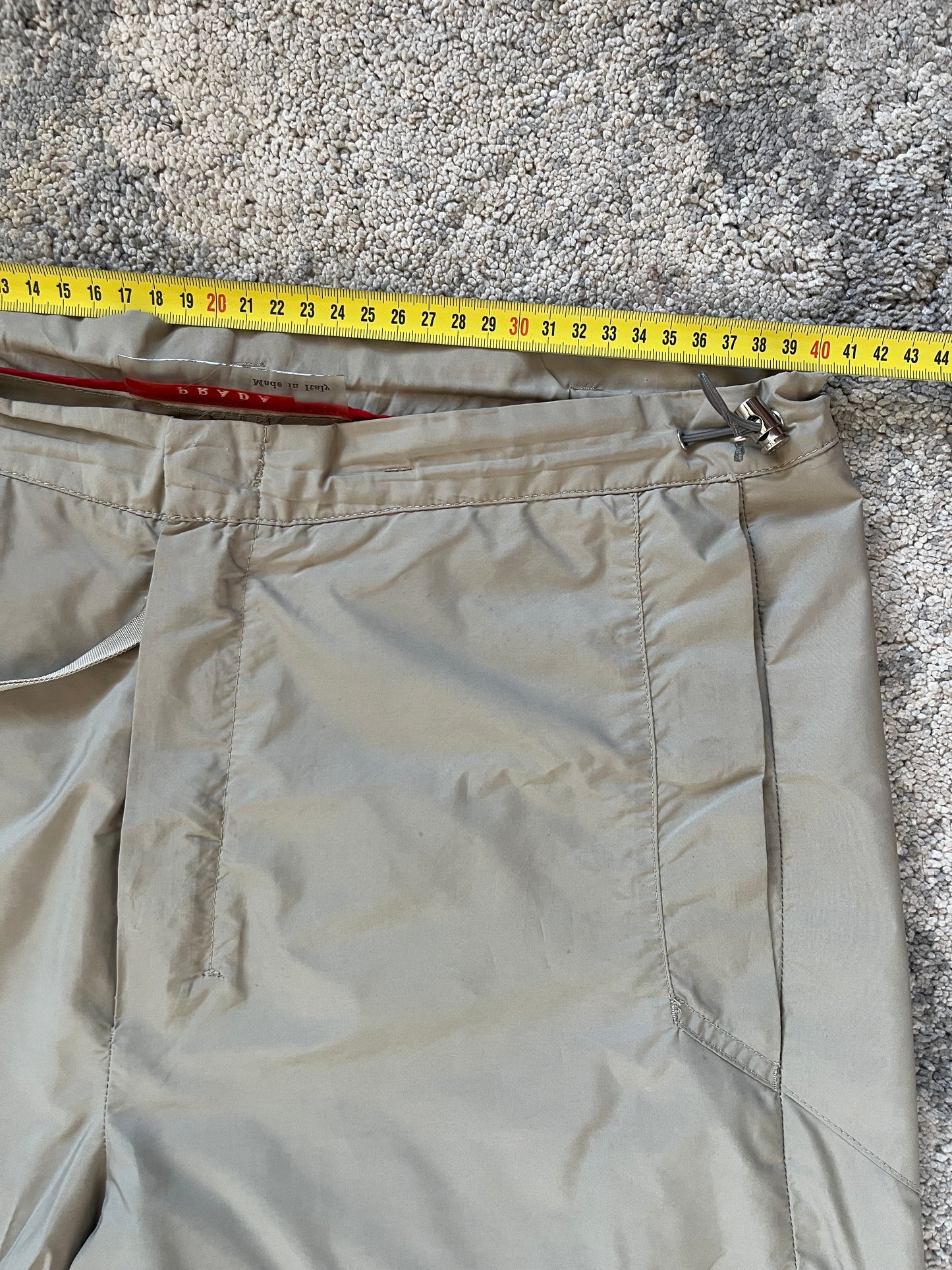 Prada 2000’s nylon 3/4 pants