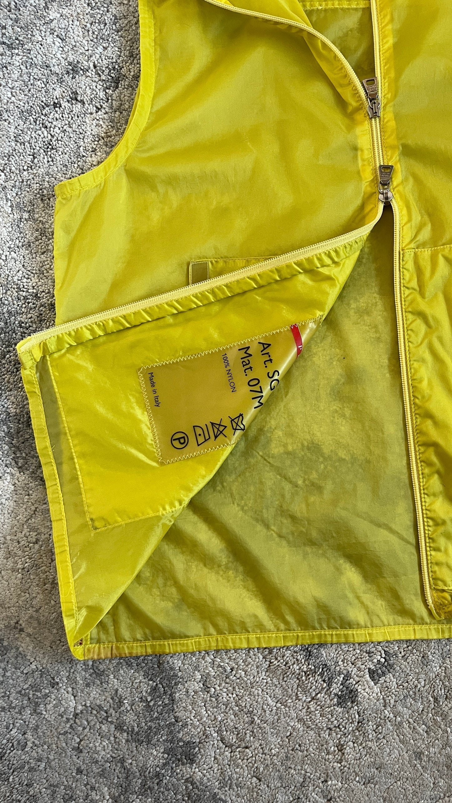 Prada SS1999 sample light nylon vest