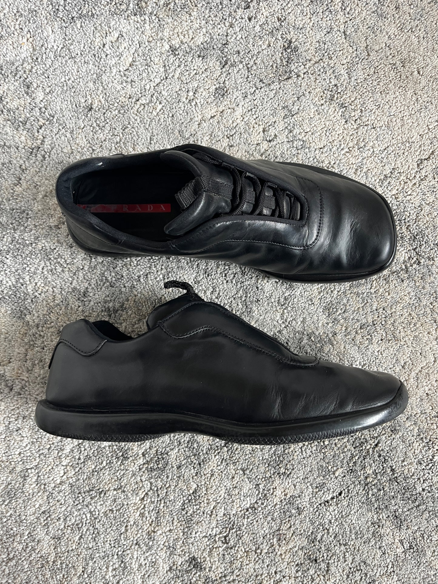 Prada SS2000 leather trainers