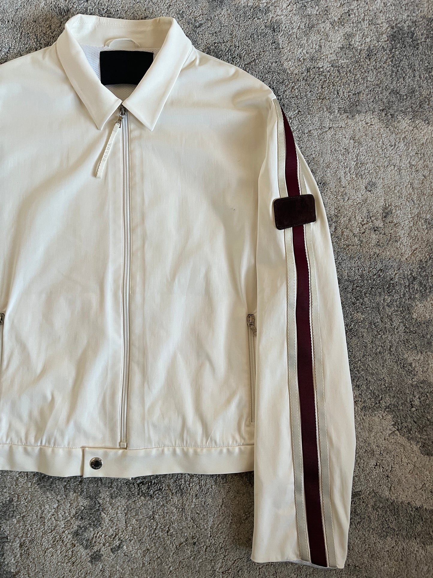 Prada SS2000 nylon strippe jacket