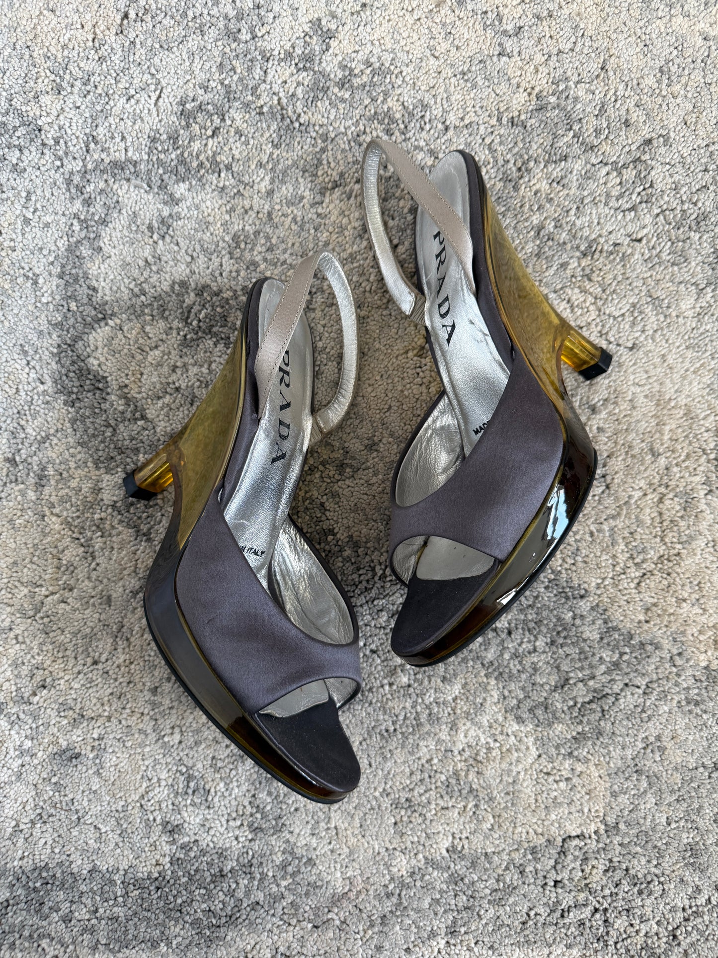 Prada SS1998 glass heels