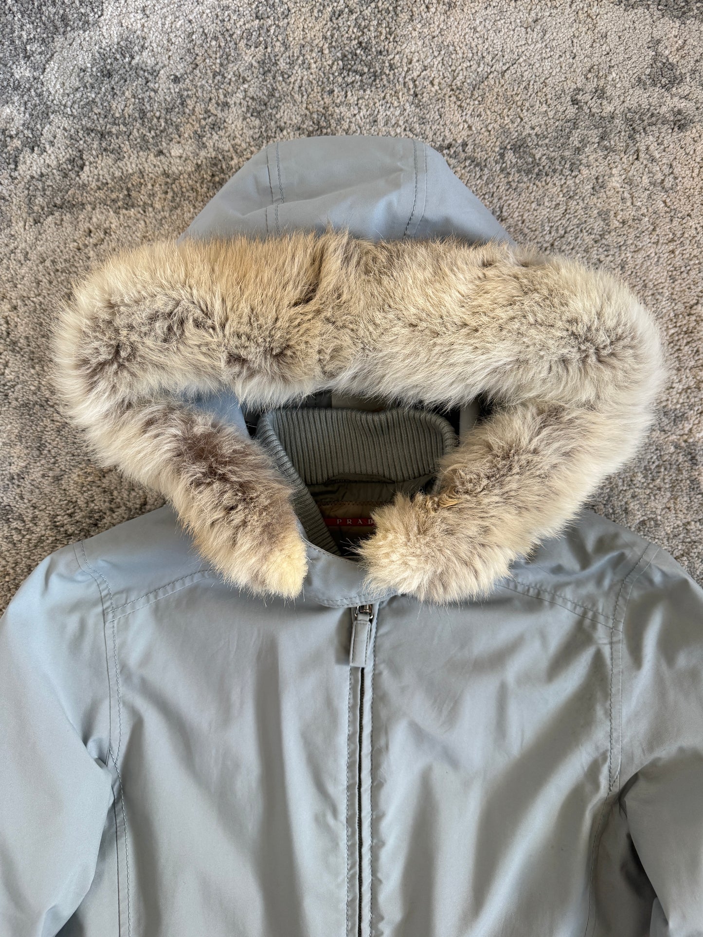 Prada 2000’s gore-tex padded jacket with removable hoods