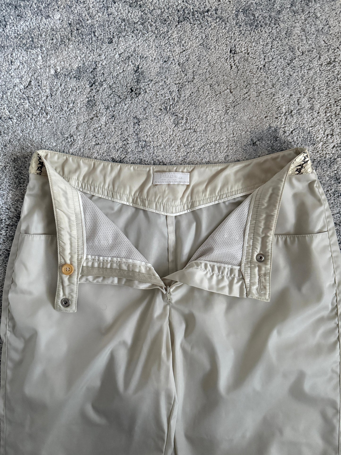 Prada 1990’s python leather & nylon set