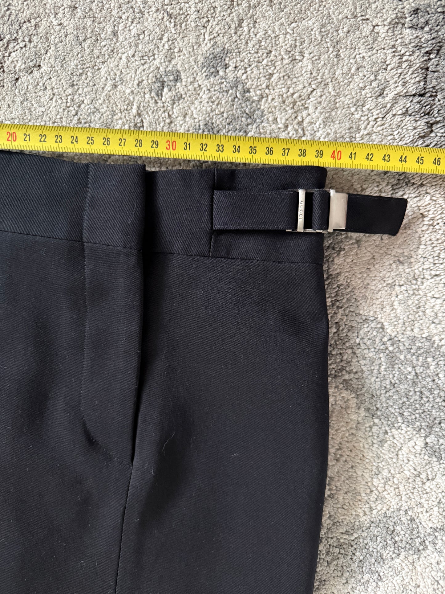 Gucci FW1998 wool tailored skirt by Tom Ford