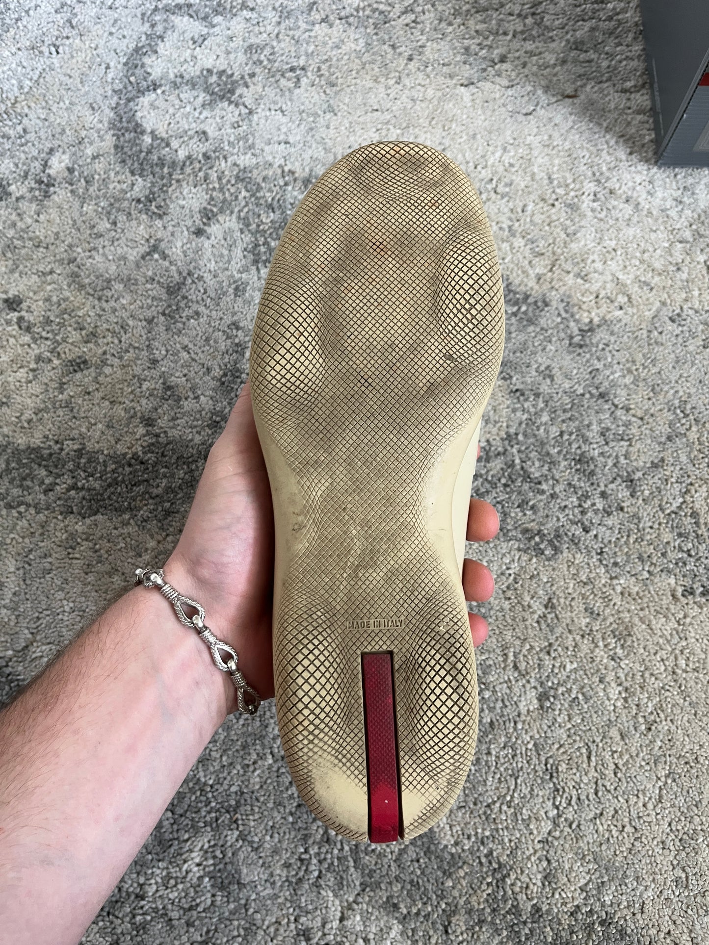 Prada 1999 perfored leather mules