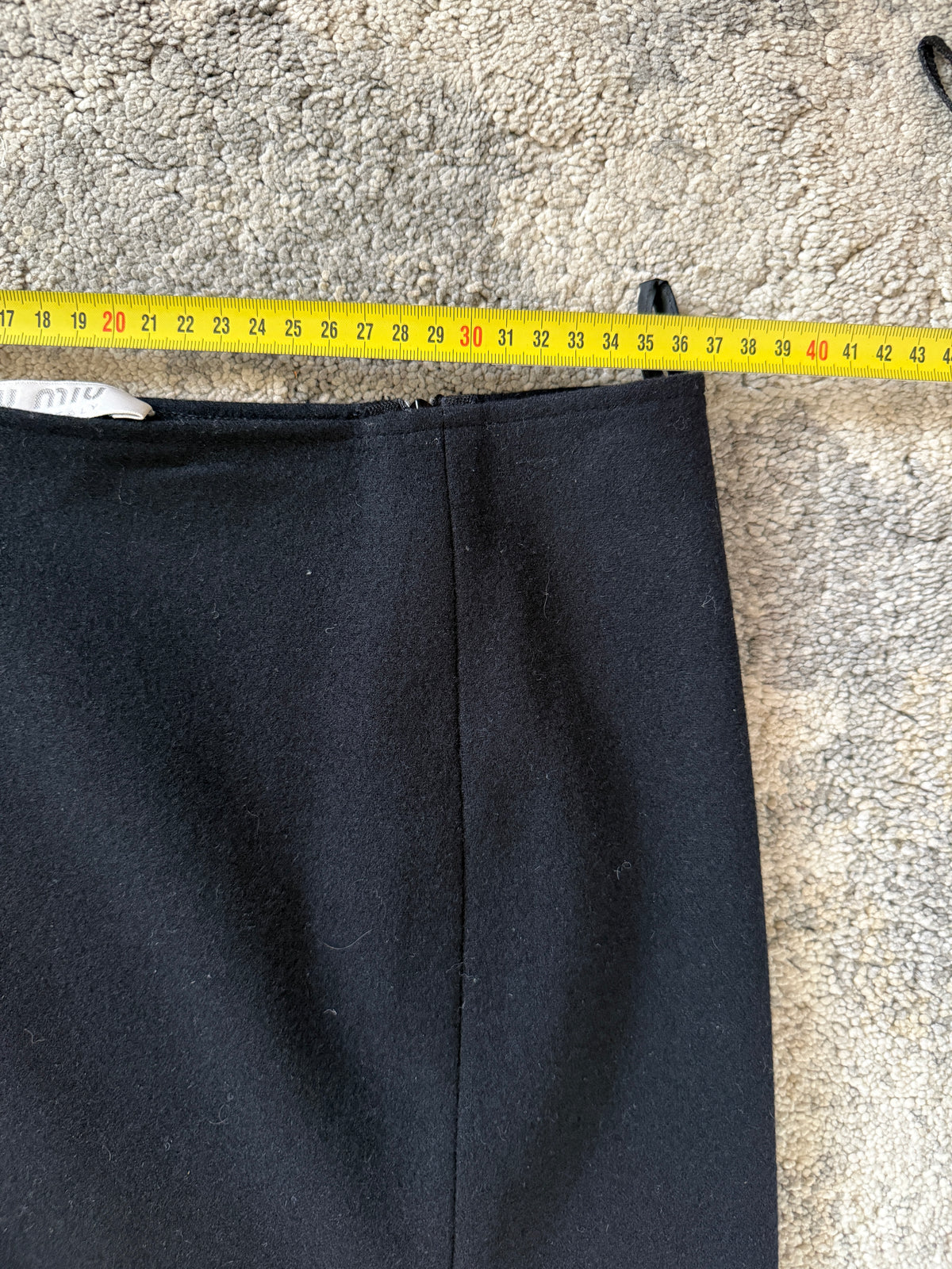 Miu Miu 2000’s wool skirt