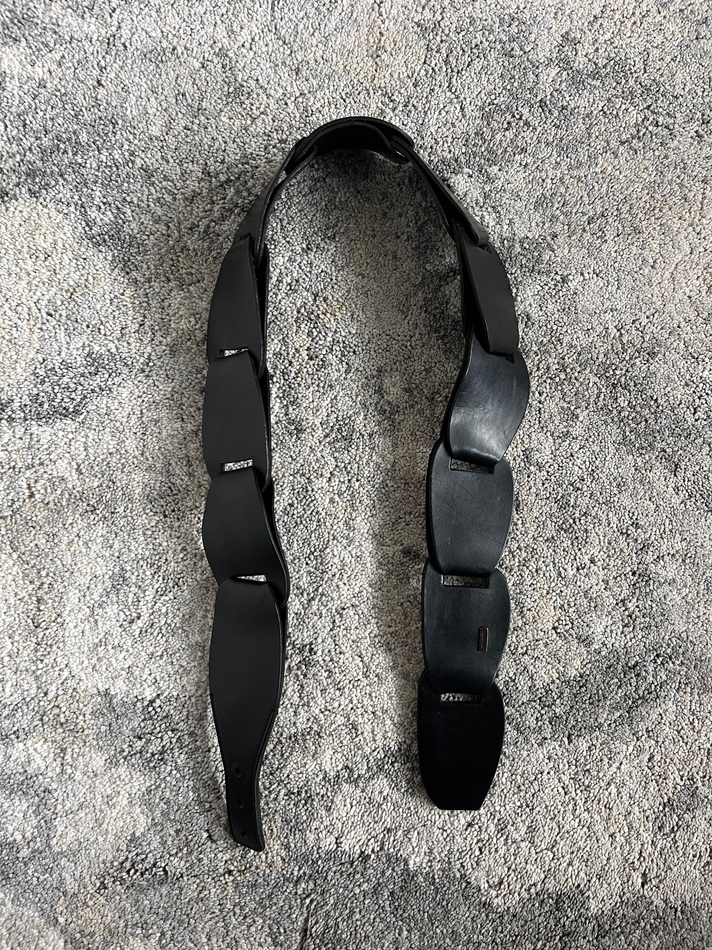 Gucci SS1997 leather belt chain