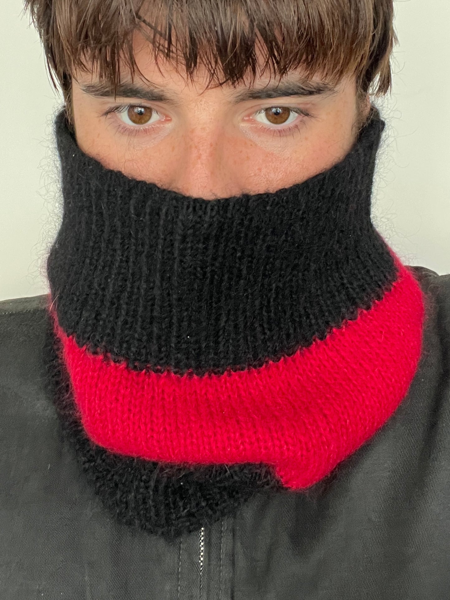Miu Miu 2000 mohair & wool neck warmer