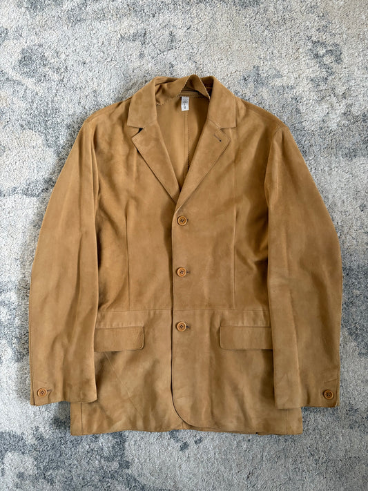 Miu Miu 2000 leather blazer jacket