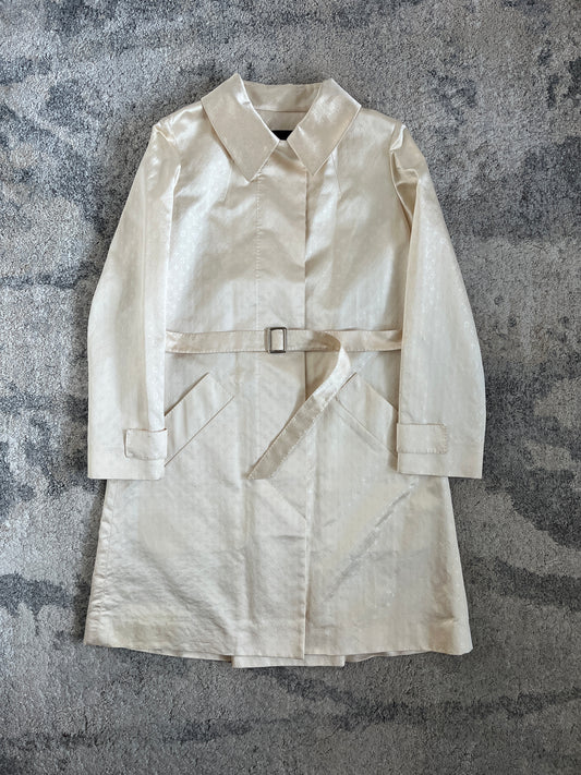 Louis Vuitton 2000’s silk monogram long coat